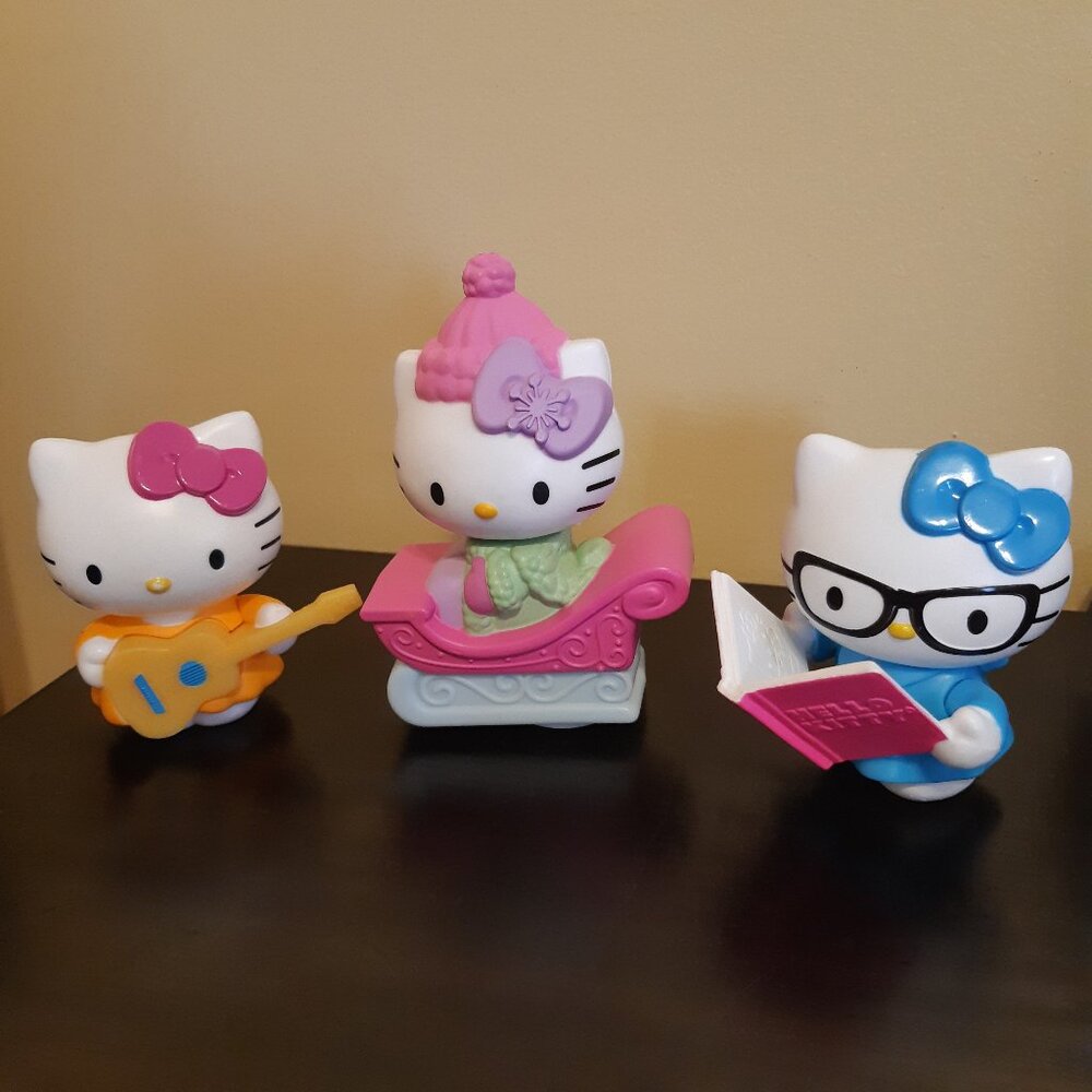 Vintage Hello Kitty McDonald's Happy Meal Toy Lot - 2011 & 2013